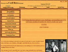 Tablet Screenshot of cecilross.com